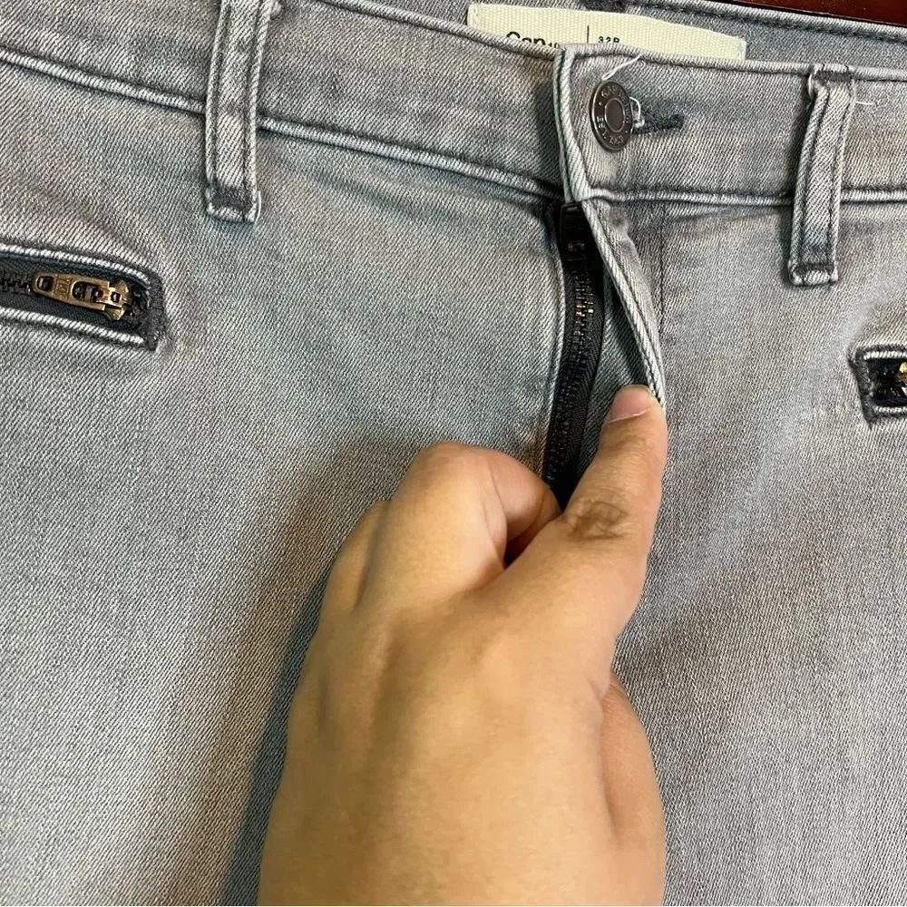 Gap True Skinny Ankle Grey Wash Jeans size 32R - Picture 4 of 8